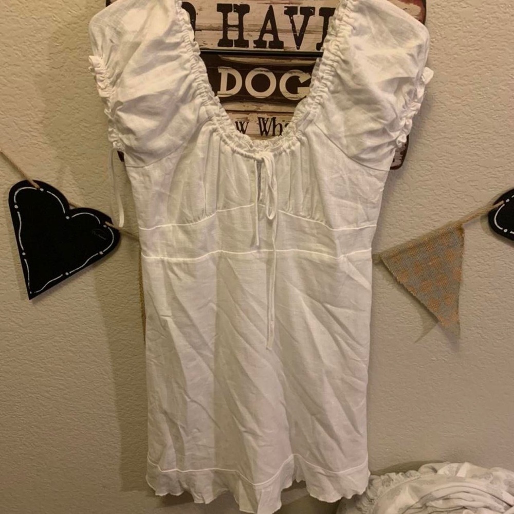 White Milkmaid Dress